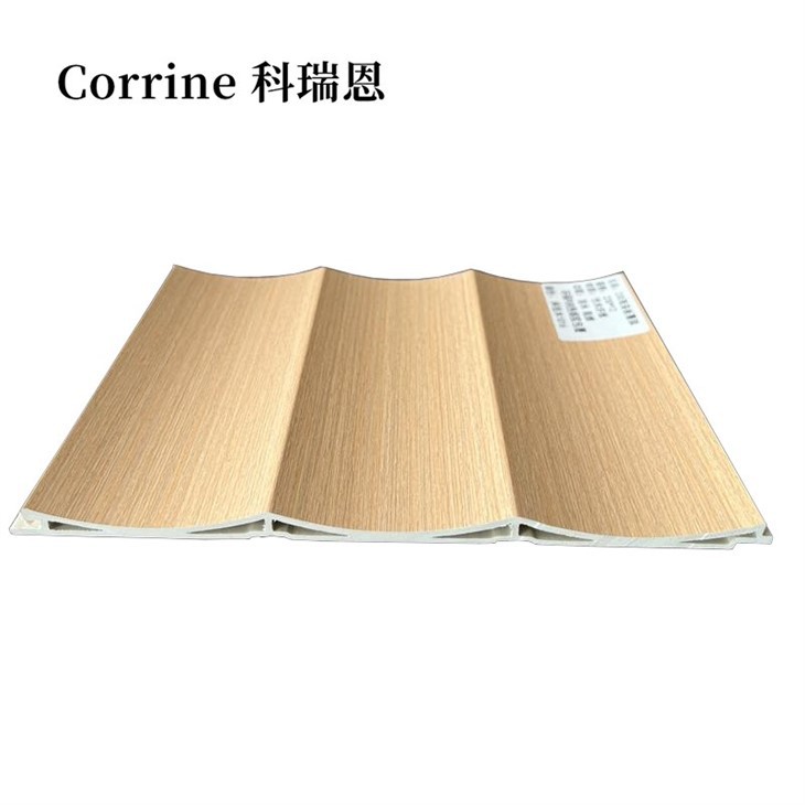 Anti-Corrosion & Insect-Proof WPC Wave Design Panel factory