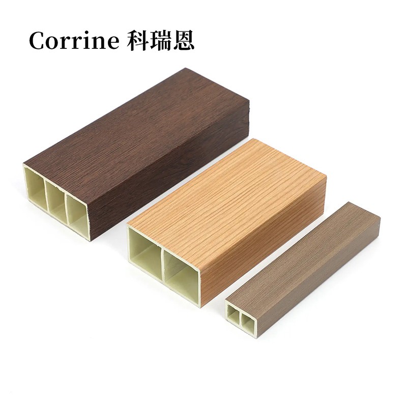 Marmoroberfläche Quadratrohr Coextrution 40*25 Innenholz