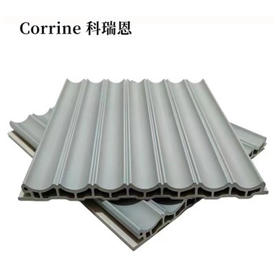 WPC-Wellblechpaneel, wasserdichte Außenwandverkleidung, einfache Installation