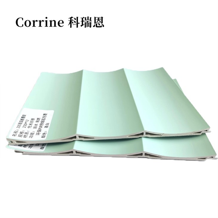 Wetterbeständige-WPC-Wave-Design-Platte