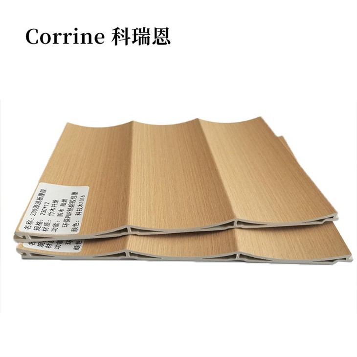 Weather-Resistant WPC Wave Design Panel factory