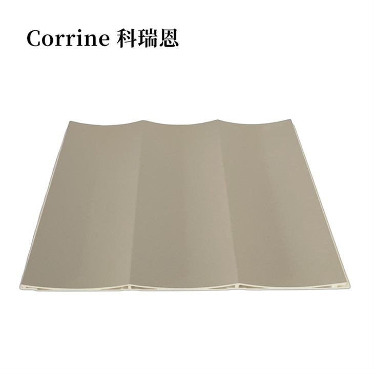 Weather-Resistant WPC Wave Design Panel high quality